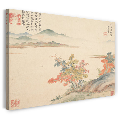 Leinwandbild Xiang Shengmo - / Herbstlandschaft