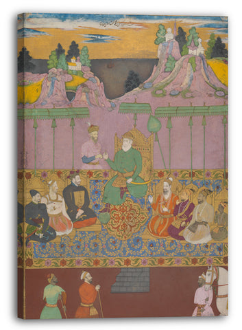 Leinwandbild Gemälde von Kamal Muhammad - Das Haus von Bijapur