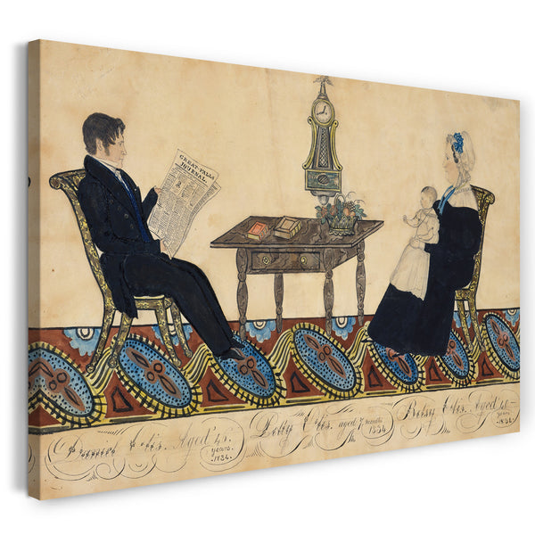 Leinwandbild Joseph H. Davis - Herr und Frau Daniel Otis und Kind