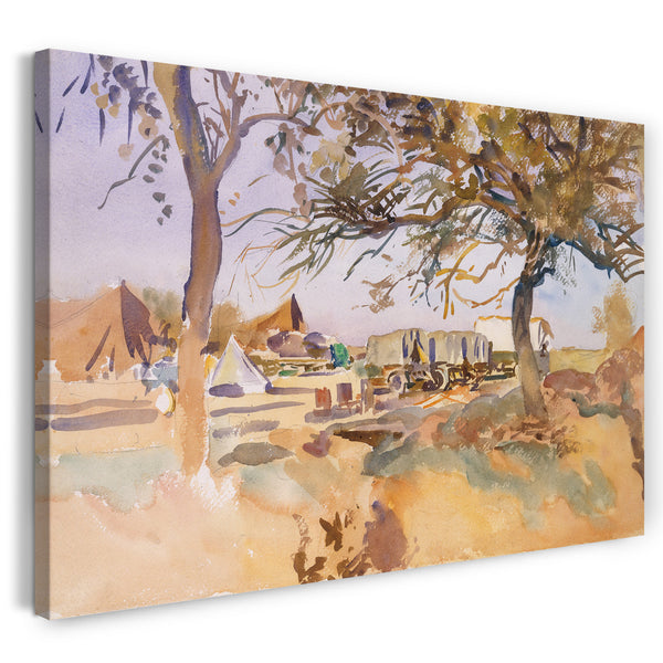 Leinwandbild John Singer Sargent - Militärlager