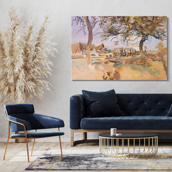 Leinwandbild John Singer Sargent - Militärlager