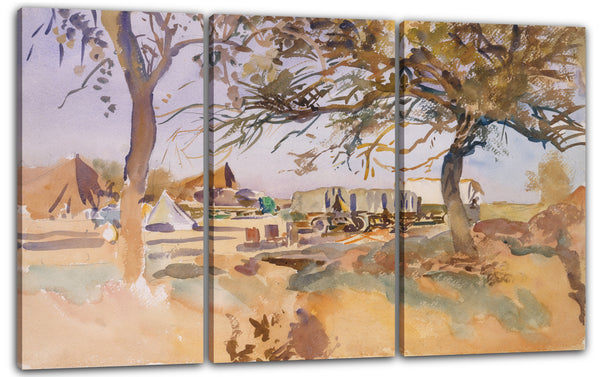 Leinwandbild John Singer Sargent - Militärlager