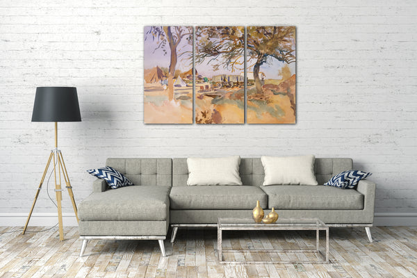 Leinwandbild John Singer Sargent - Militärlager