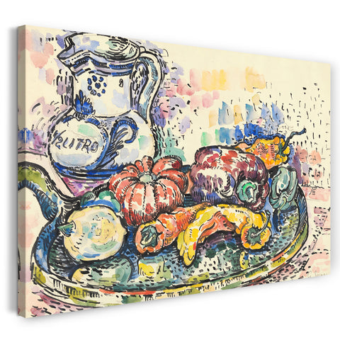 Leinwandbild Paul Signac - Stillleben mit Krug