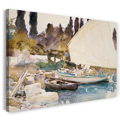 Leinwandbild John Singer Sargent - Boote