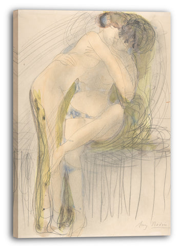 Leinwandbild Auguste Rodin - Die Umarmung