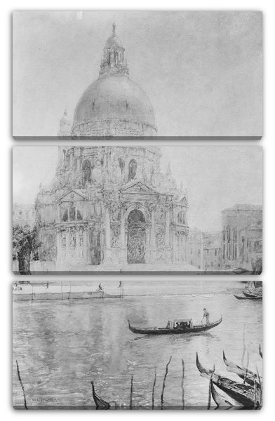 Leinwandbild Walter Launt Palmer - Der Gruß am Mittag (Santa Maria Della Salute)