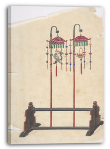 Leinwandbild Anonym, Chinesisch, 19. Jahrhundert - Lampendesign