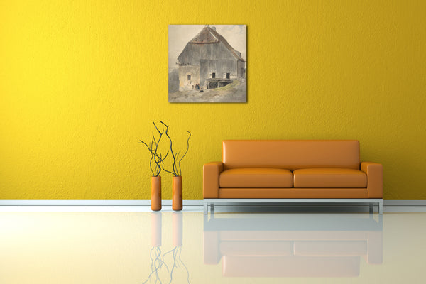 Leinwandbild Ernst Erwin Oehme - Wassermühle
