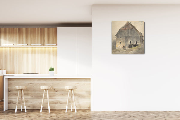 Leinwandbild Ernst Erwin Oehme - Wassermühle
