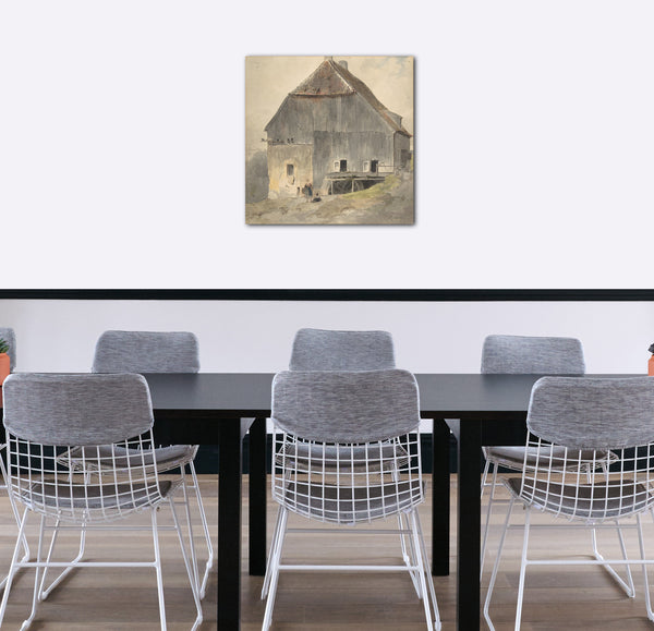 Leinwandbild Ernst Erwin Oehme - Wassermühle