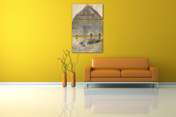 Leinwandbild Ernst Erwin Oehme - Wassermühle