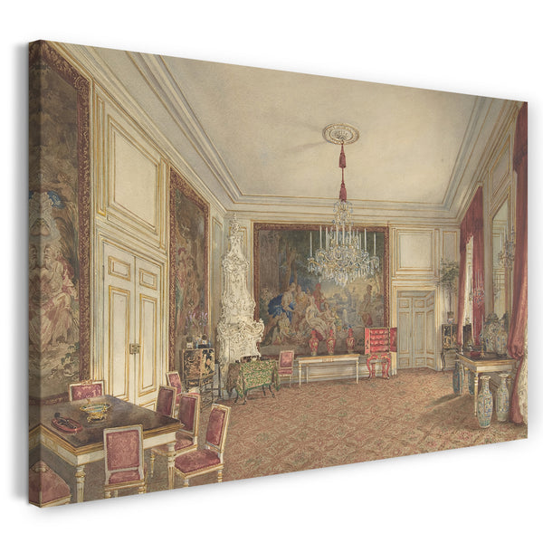 Leinwandbild Franz Alt - Zimmer von Erzherzog Ludwig Victor in der Hofburg, Wien