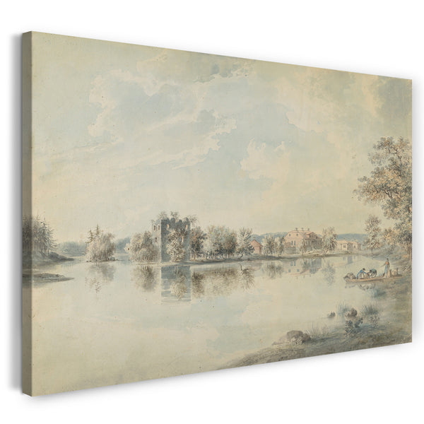 Leinwandbild Pehr Nordqvist - Ruinen in Oestergoedland