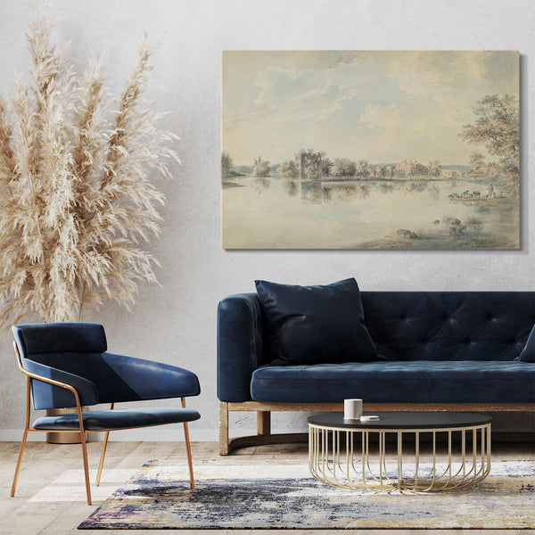 Leinwandbild Pehr Nordqvist - Ruinen in Oestergoedland