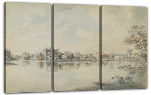 Leinwandbild Pehr Nordqvist - Ruinen in Oestergoedland