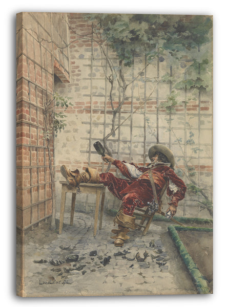 Leinwandbild Alexandre-Louis Léoir - In seinen Tassen