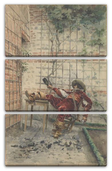 Leinwandbild Alexandre-Louis Léoir - In seinen Tassen