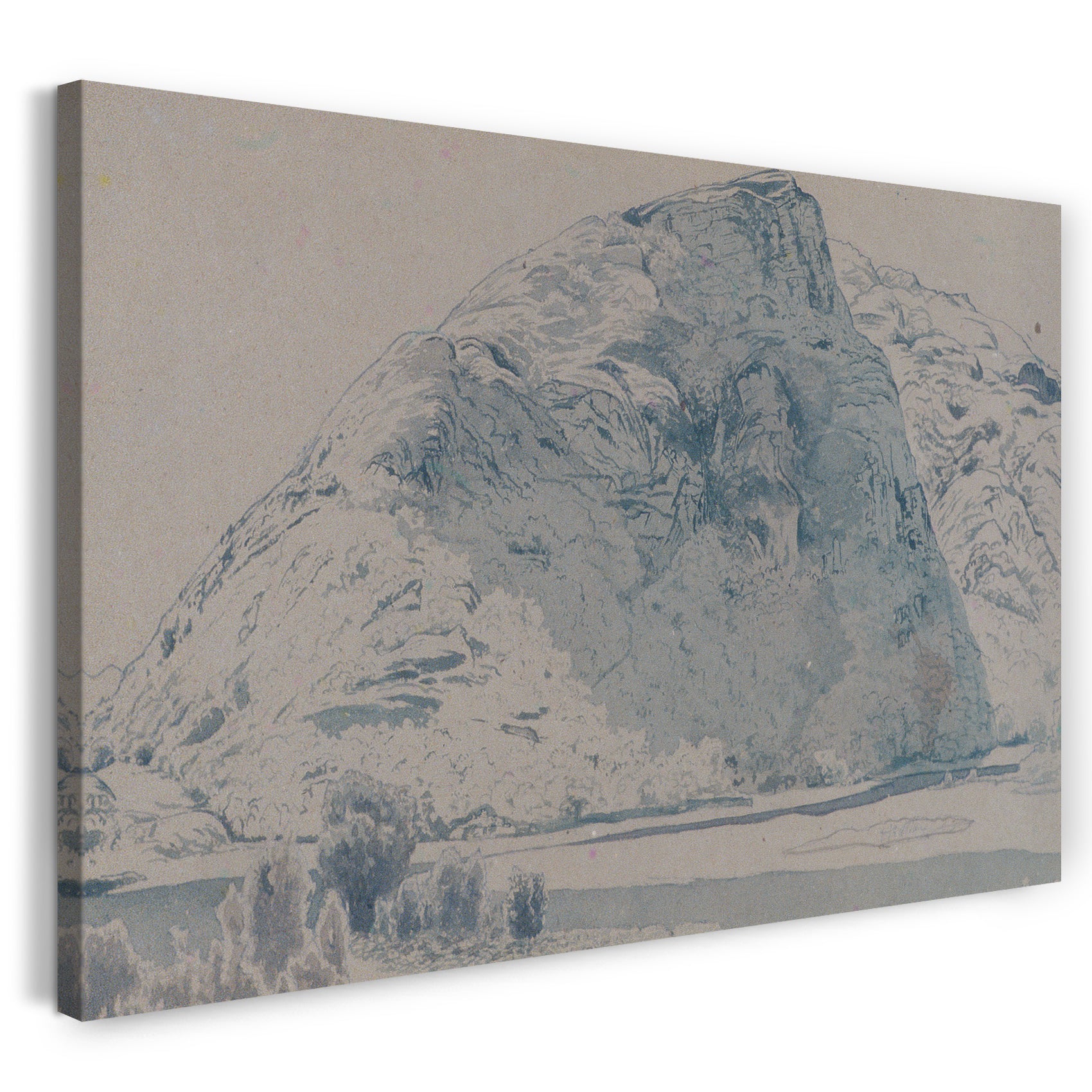 Leinwandbild Alexander H. Wyant - Berglandschaft