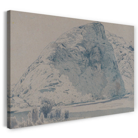 Leinwandbild Alexander H. Wyant - Berglandschaft