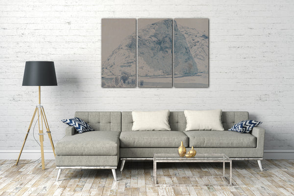 Leinwandbild Alexander H. Wyant - Berglandschaft