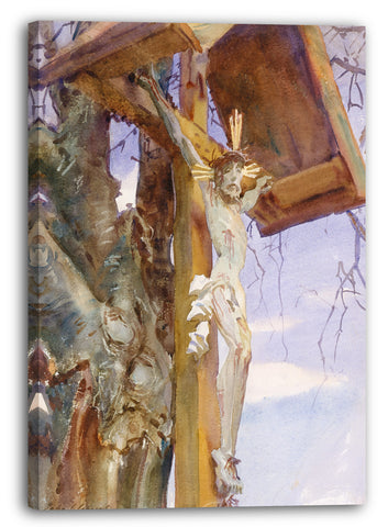 Leinwandbild John Singer Sargent - Tiroler Kruzifix