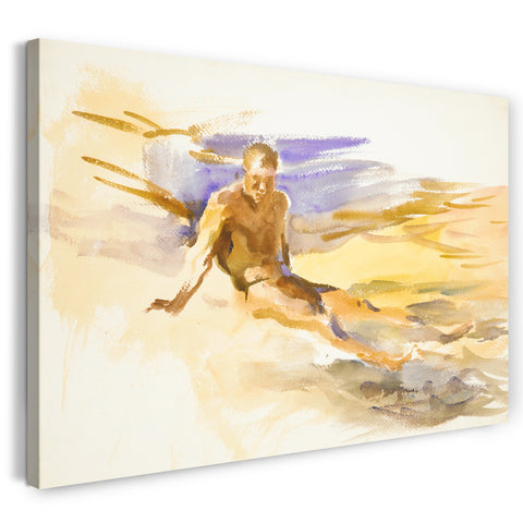 Leinwandbild John Singer Sargent - Badegast, Florida