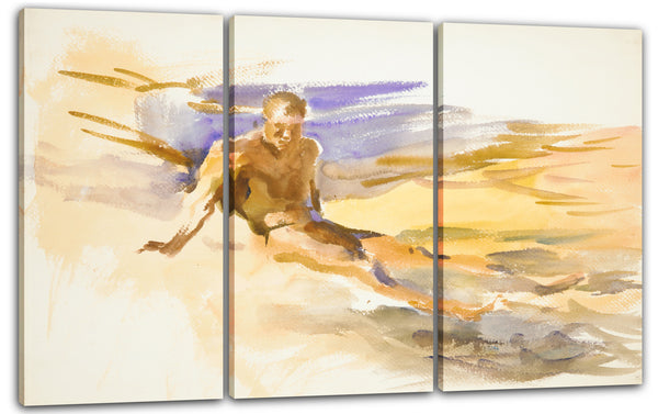 Leinwandbild John Singer Sargent - Badegast, Florida