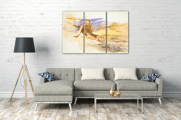 Leinwandbild John Singer Sargent - Badegast, Florida