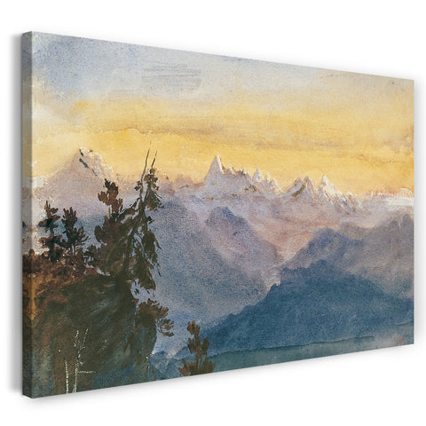 Leinwandbild John Singer Sargent - Blick vom Pilatus