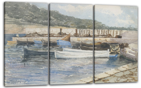 Leinwandbild John Singer Sargent - Boote