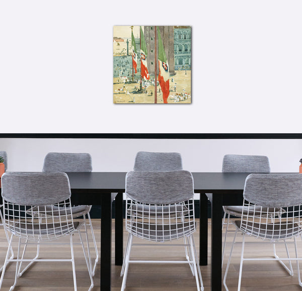 Leinwandbild Maurice Brazil Prendergast - Piazza di San Marco