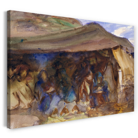 Leinwandbild John Singer Sargent - Beduinenzelt