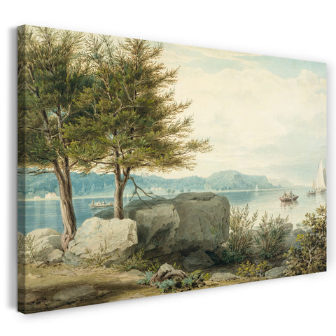 Leinwandbild William James Bennett - Weehawken von Turtle Grove