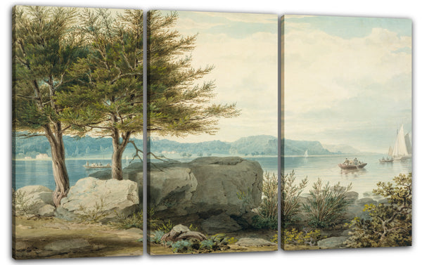 Leinwandbild William James Bennett - Weehawken von Turtle Grove