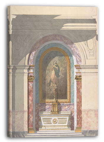 Leinwandbild Jules-Edmond-Charles Lachaise - Entwurf für Altar