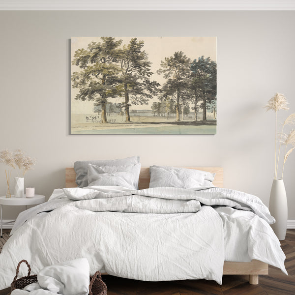 Leinwandbild Thomas Sandby - Die Moat Island, Windsor Great Park