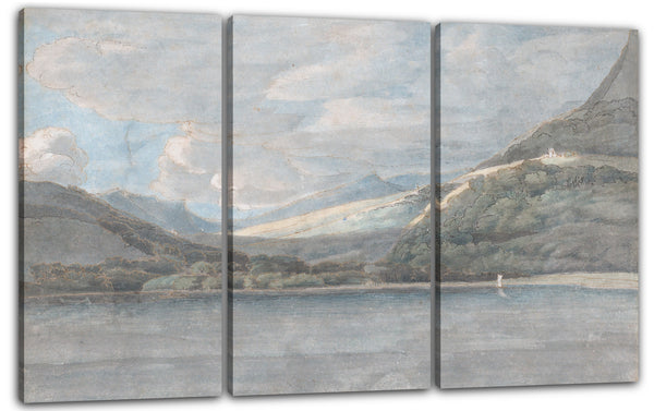 Leinwandbild Francis Towne - Blick auf den Comer See