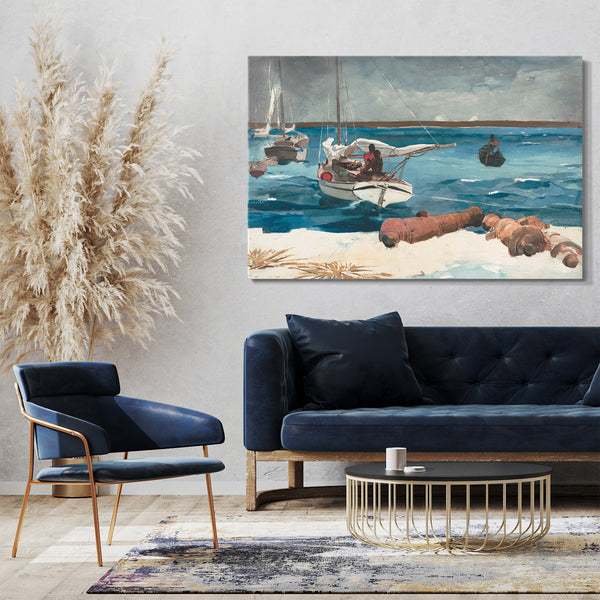 Leinwandbild Winslow Homer - Nassau