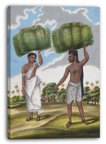 Leinwandbild Anonym, Inder, 19. Jahrhundert - Grossmonger, in Low Cast von Malabar, von Indian Trades and Castes