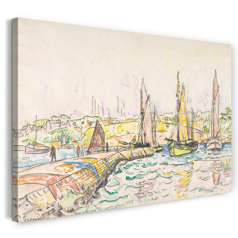 Leinwandbild Paul Signac - Concarneau