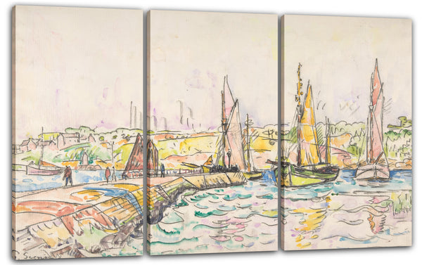 Leinwandbild Paul Signac - Concarneau