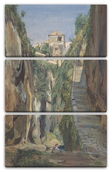 Leinwandbild Thomas Hartley Cromek - Ein Glen in Sorrent