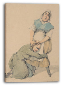 Leinwandbild Anonym, Französisch, 19. Jahrhundert - Karikatur