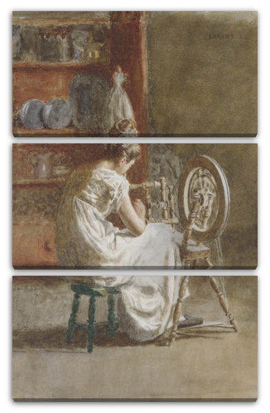 Leinwandbild Thomas Eakins - Homespun