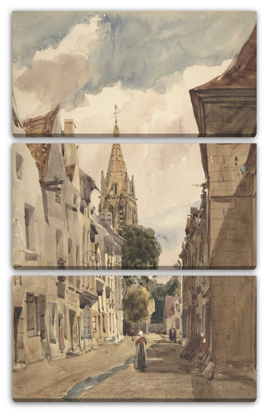 Leinwandbild Thomas Shotter Jungen - Ansicht von Issy (Eine Straße in Issy-les-Moulineaux, Seine)