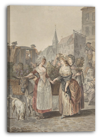 Leinwandbild Antoine Louis François Sergent Marceau - Das Blumenmädchen (La Petite Marchande de Fleurs)