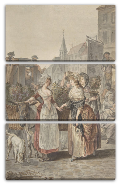 Leinwandbild Antoine Louis François Sergent Marceau - Das Blumenmädchen (La Petite Marchande de Fleurs)