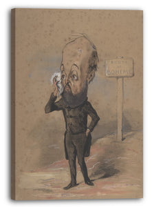 Top-Angebot Kunstdruck Nadar - Karikatur von Henri Mürger Leinwand auf Keilrahmen gespannt