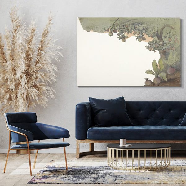 Top-Angebot Kunstdruck Eugène Cicéri - Design für ein Bühnenbild an der Opéra, Paris Leinwand auf Keilrahmen gespannt